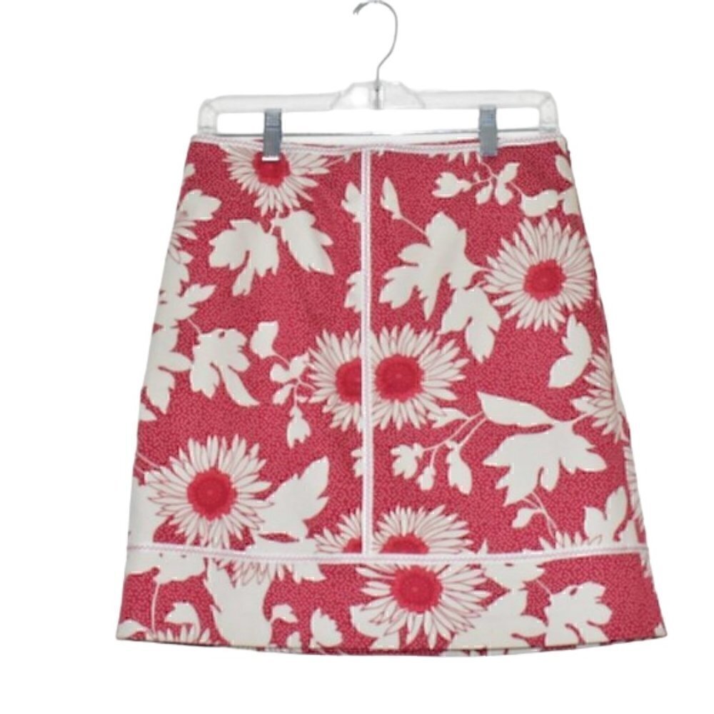 Ann Taylor Loft Floral Skirt Size 8P